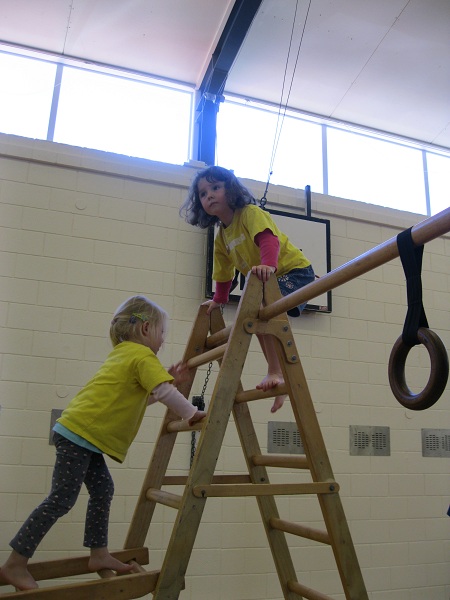 Gym tots action